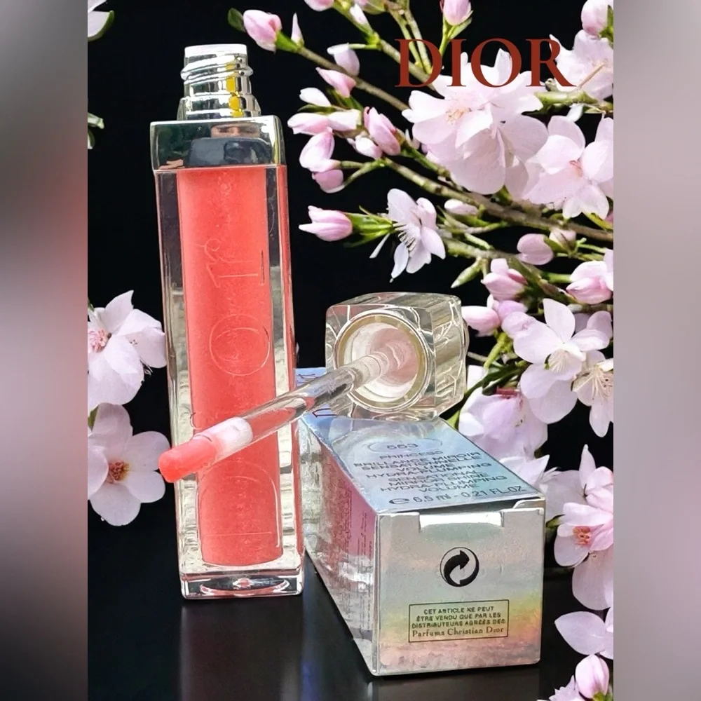 DIOR ADDICT ULTRA-GLOSS 553 PRINCESS HYDRA-PLUMPING LIPGLOSS. NEW IN BOX. - Picture 7 of 9